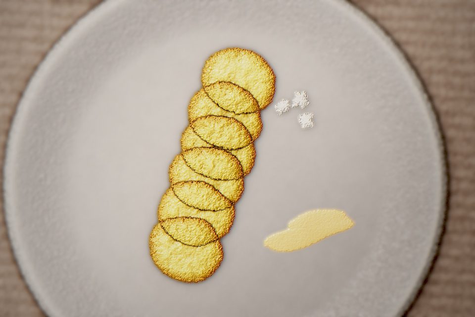 Plátano al carbón